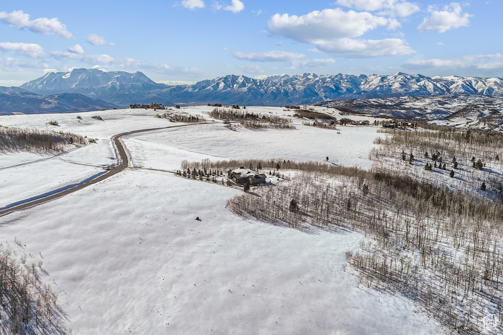 View of mountain background