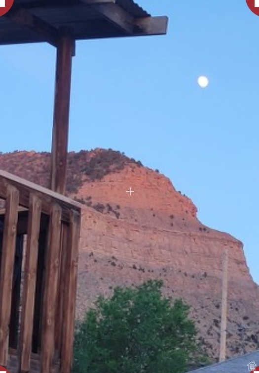 View of mountain background