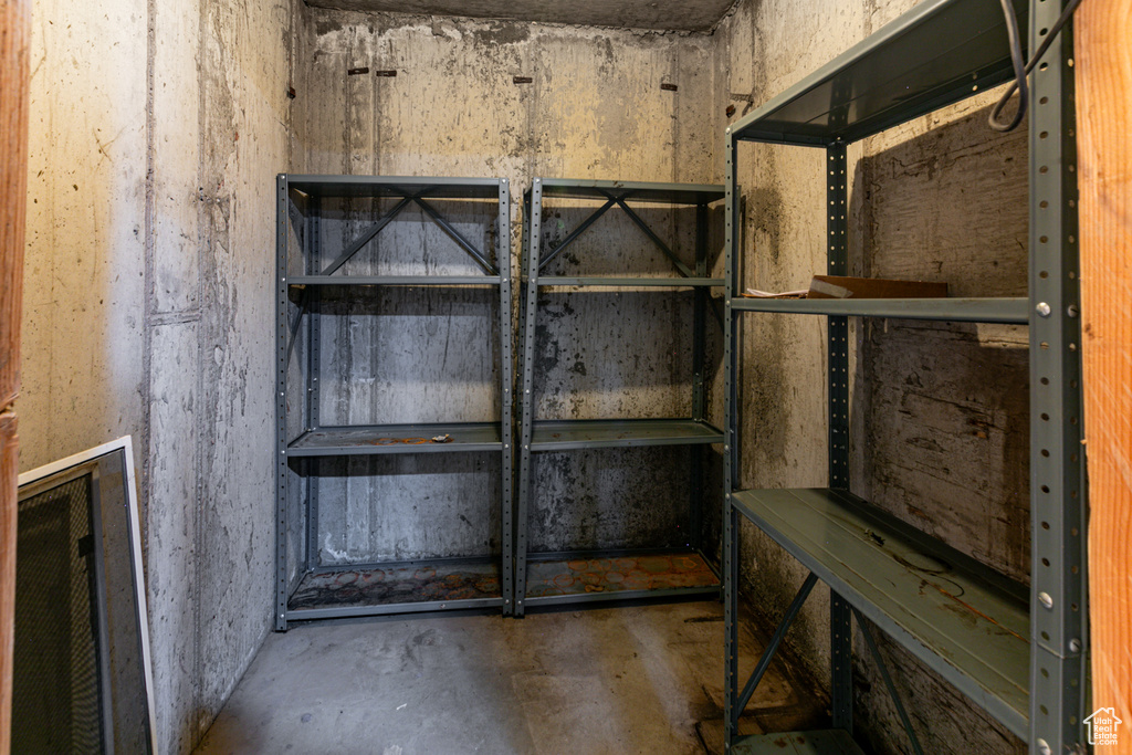 View of storage room