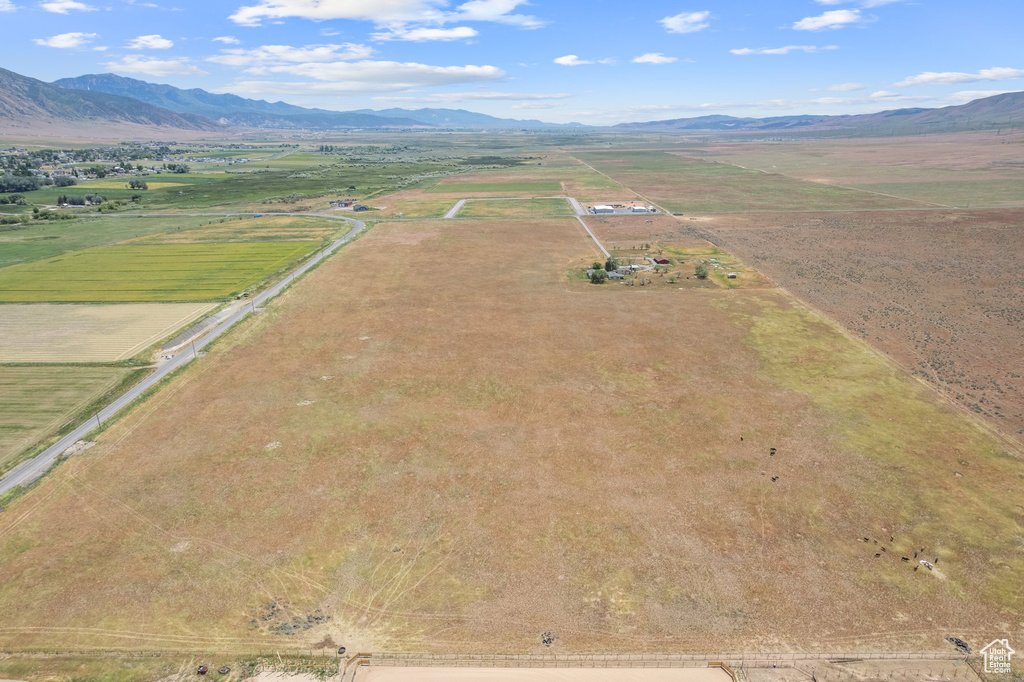 View of rural area with a mountain backdrop