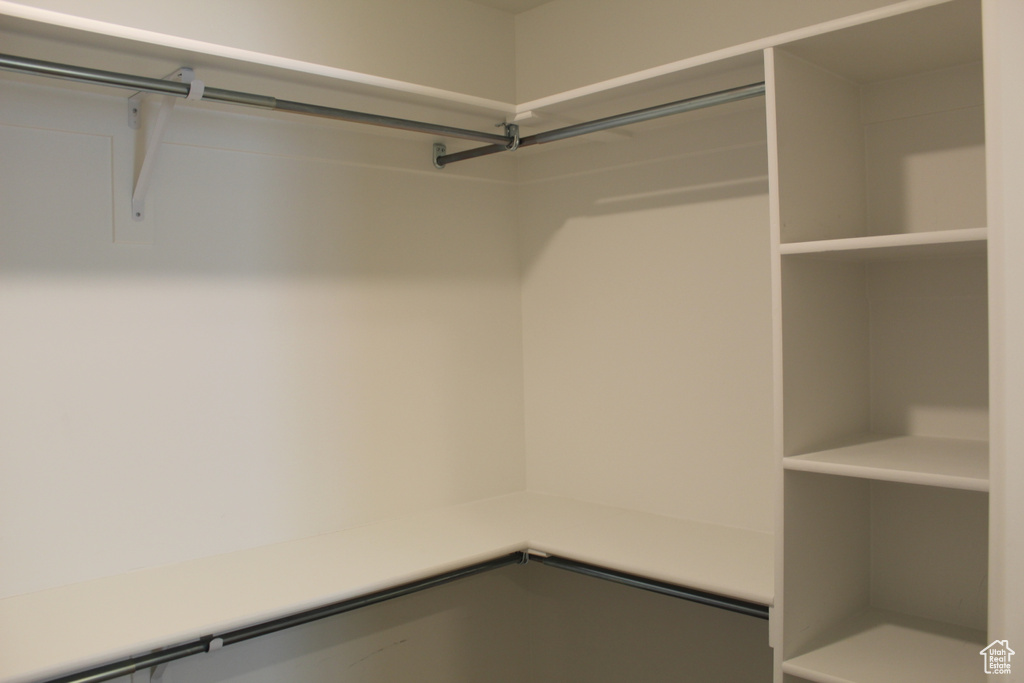 View of spacious closet