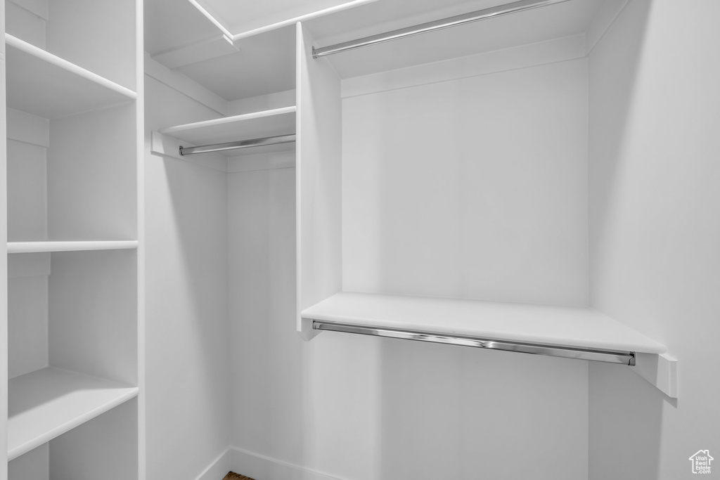 View of spacious closet