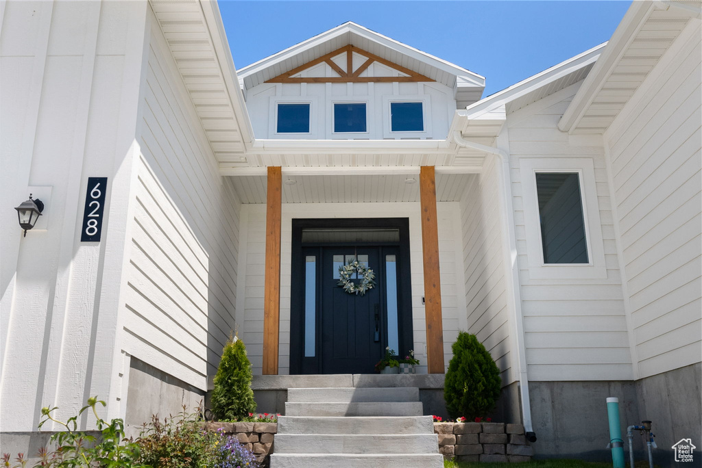 View of entrance to property