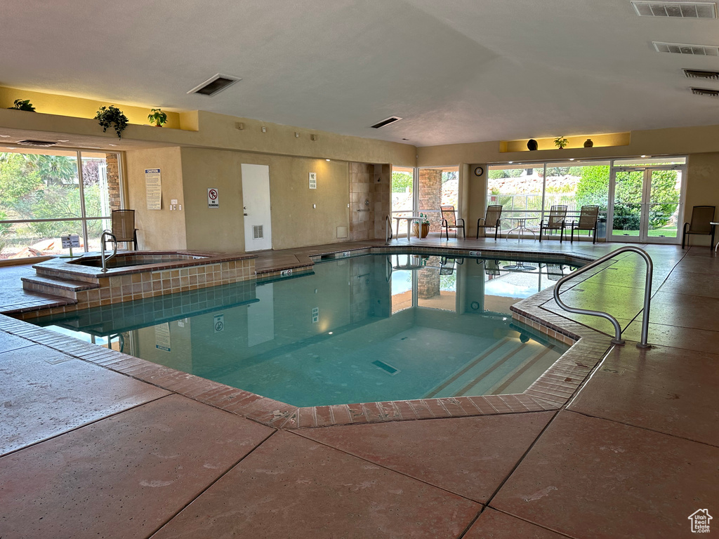View of pool