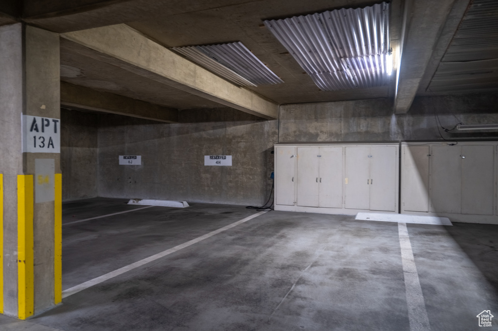 View of parking deck