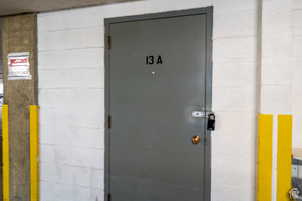 Doorway to property