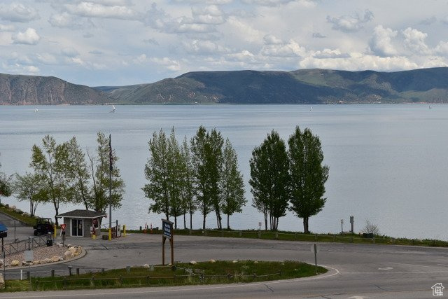 Property view of water featuring a mountain view