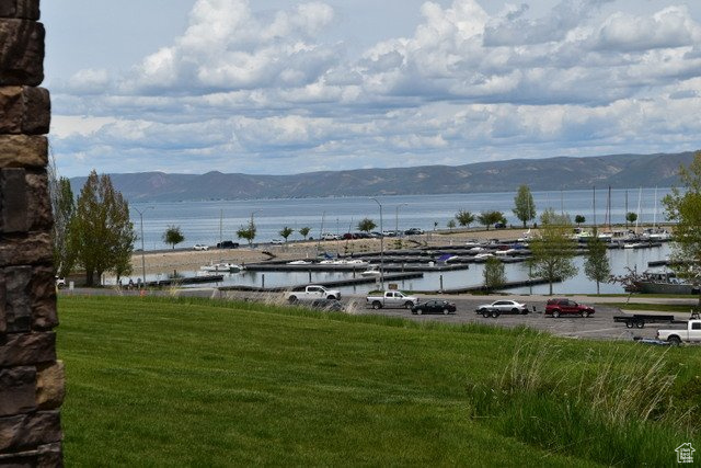 Water view featuring a mountain view