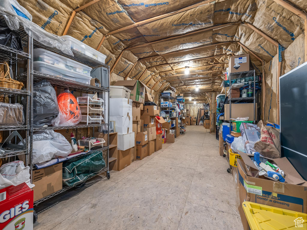View of storage area