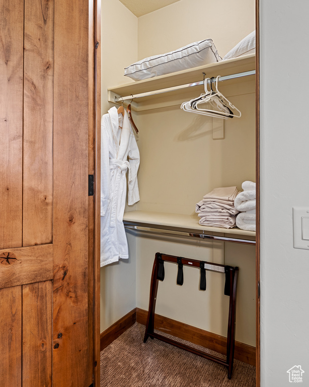 View of closet