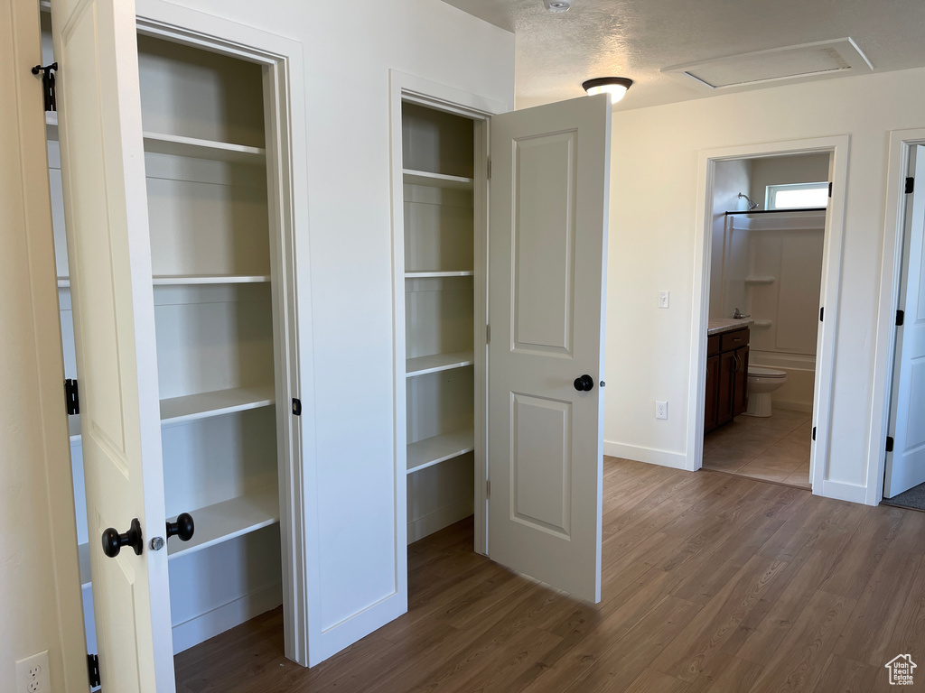 View of closet