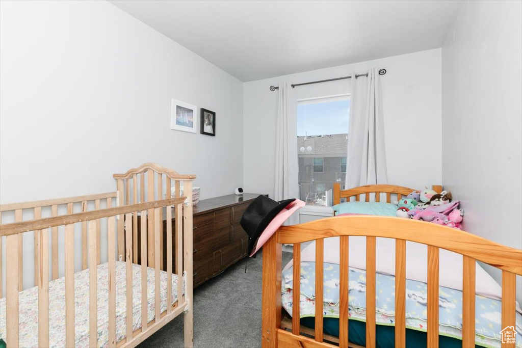 Bedroom featuring carpet flooring