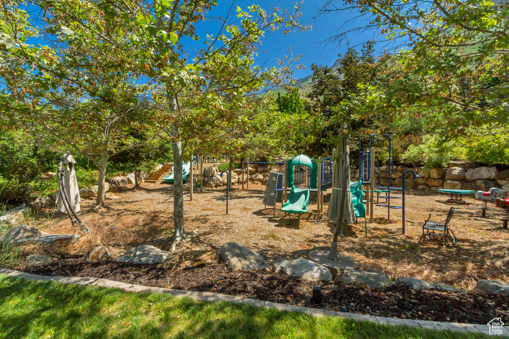 View of community playground