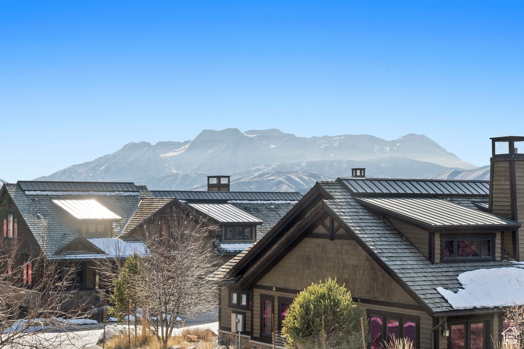 View of mountain backdrop