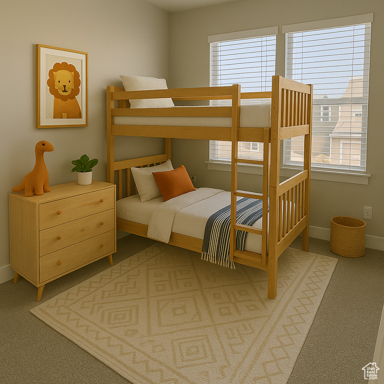 Bedroom featuring baseboards