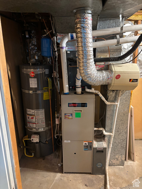 Utilities with water heater