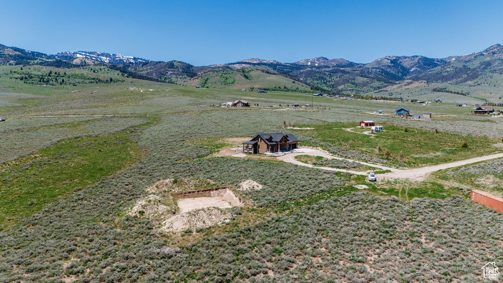 View of mountain feature featuring a rural view