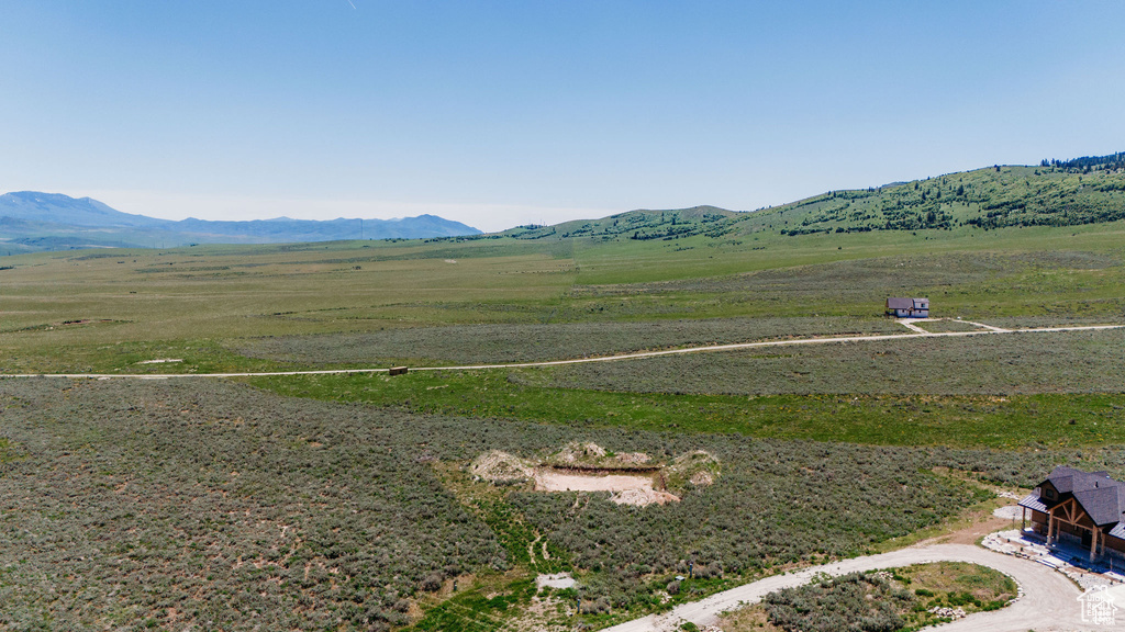 Mountain view with a rural view