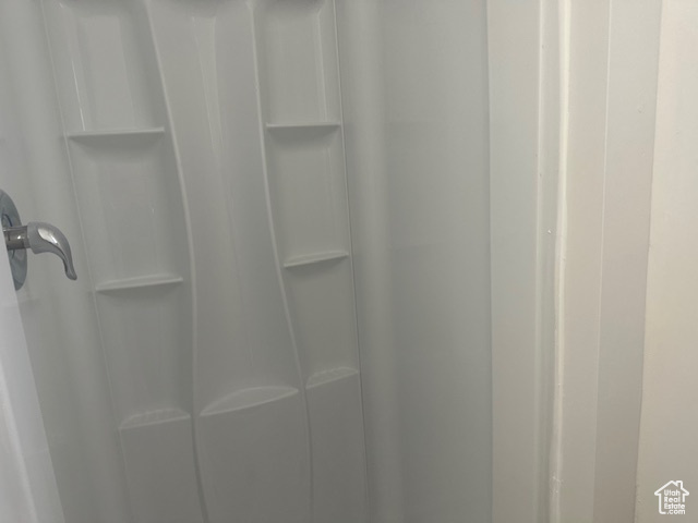 Interior details with walk in shower