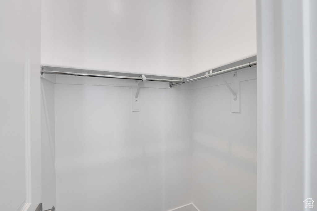 View of spacious closet