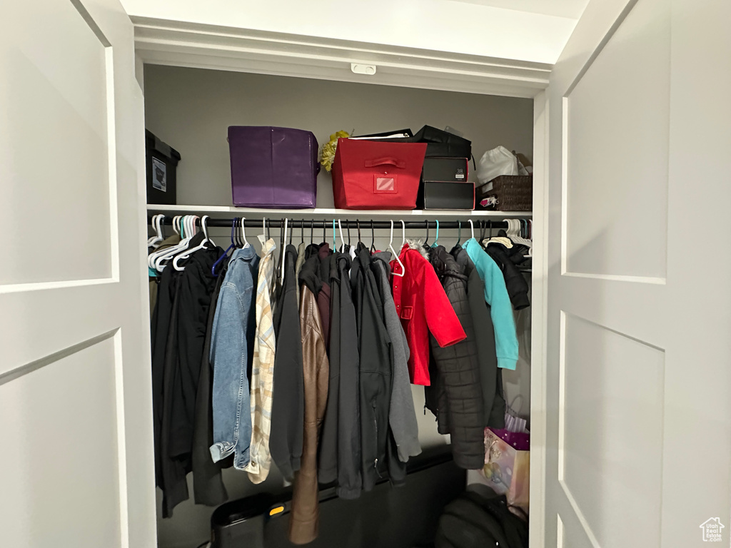 View of closet