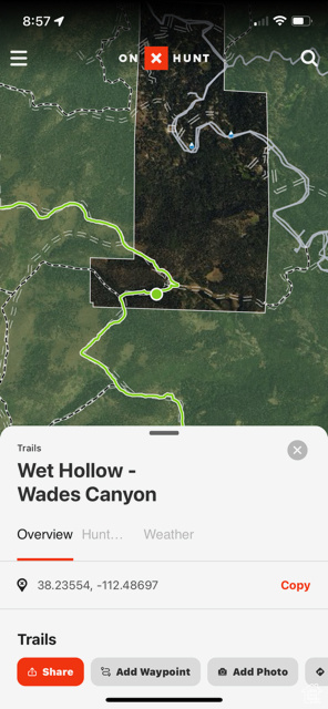 Map location