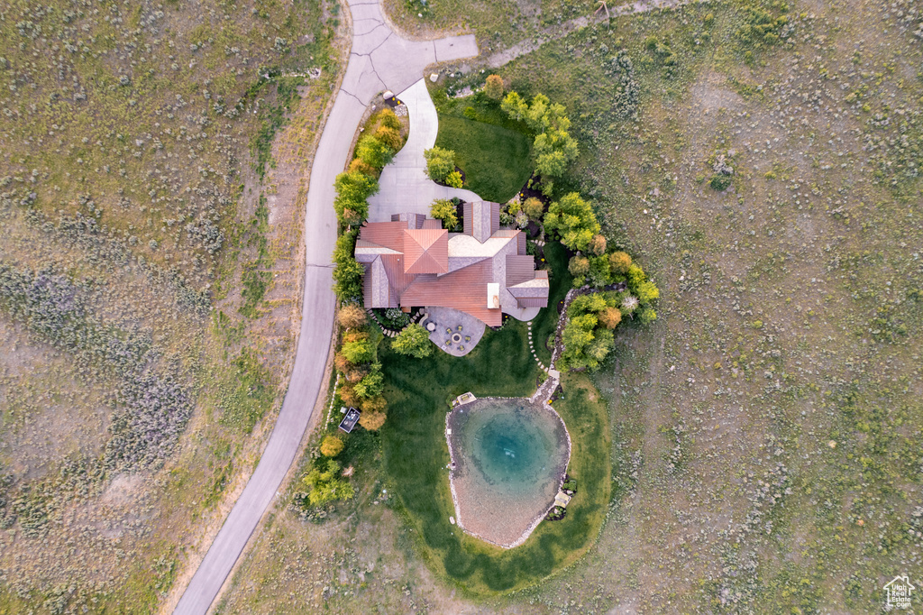 Aerial overview of property\'s location