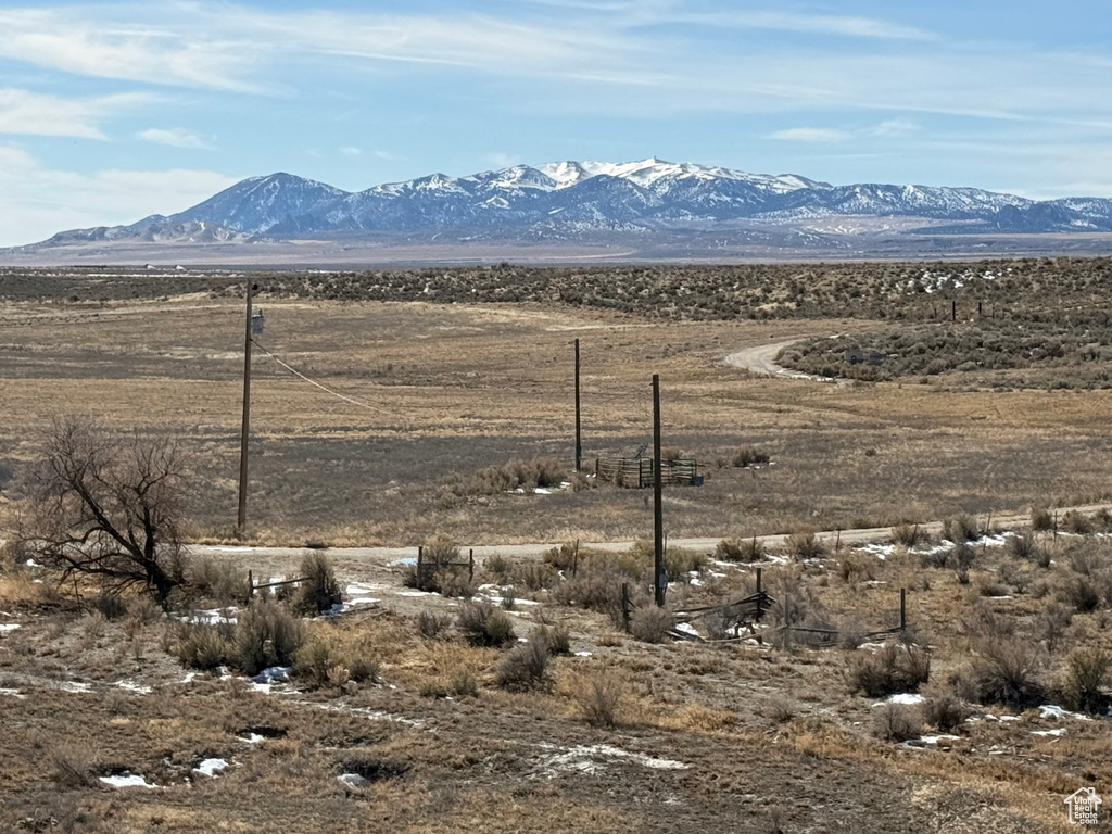 Mountain view with a rural view