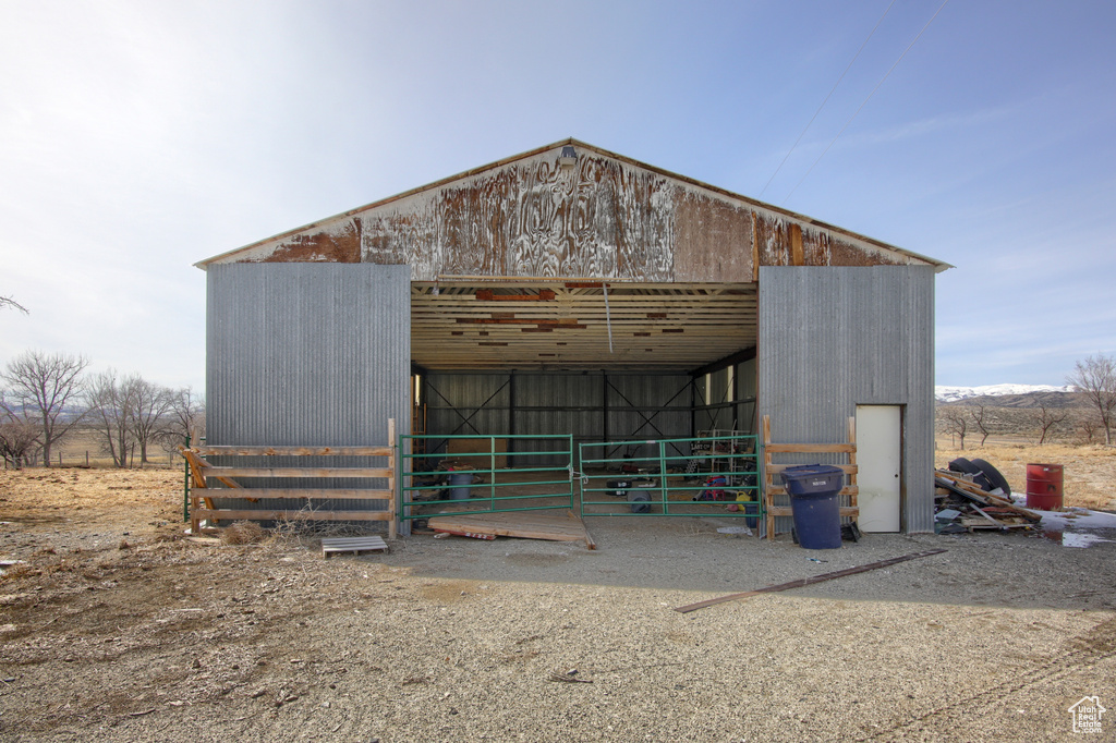 View of outbuilding with an outdoor structure and an exterior structure