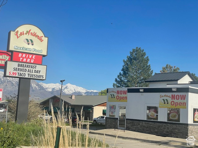 Details with a mountain view