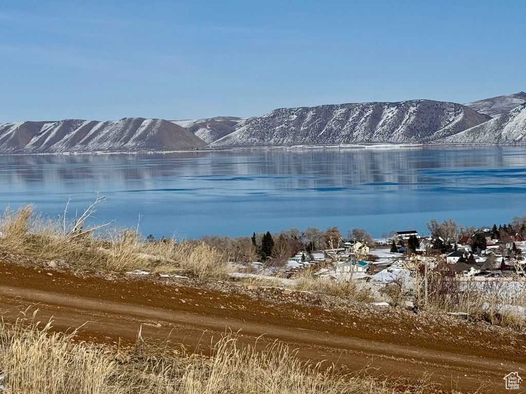 Property view of water featuring a mountain view