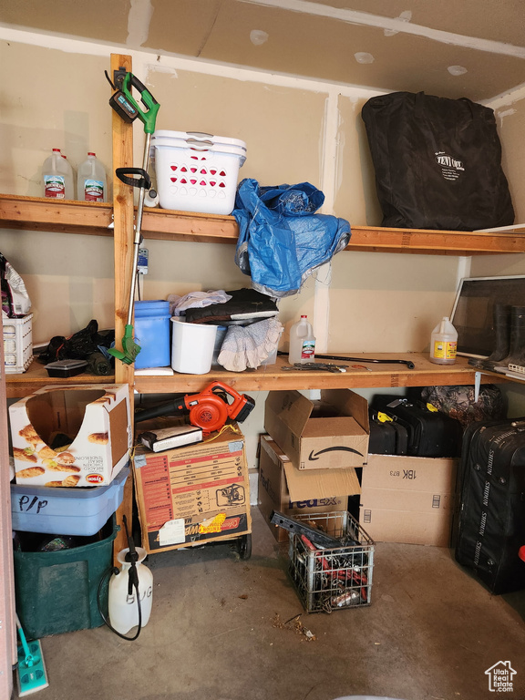 View of storage area