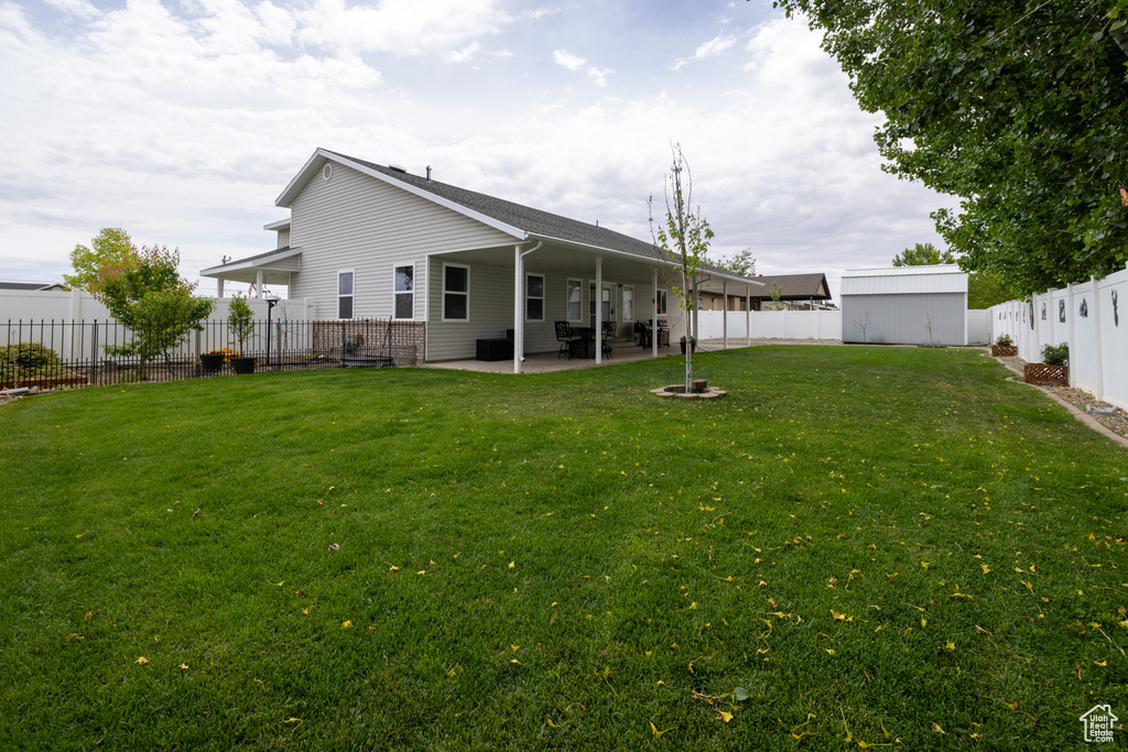Back of house featuring a patio