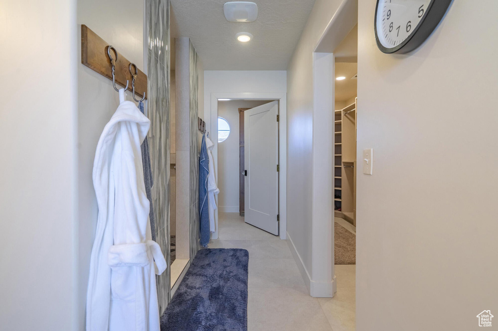 Hallway with baseboards