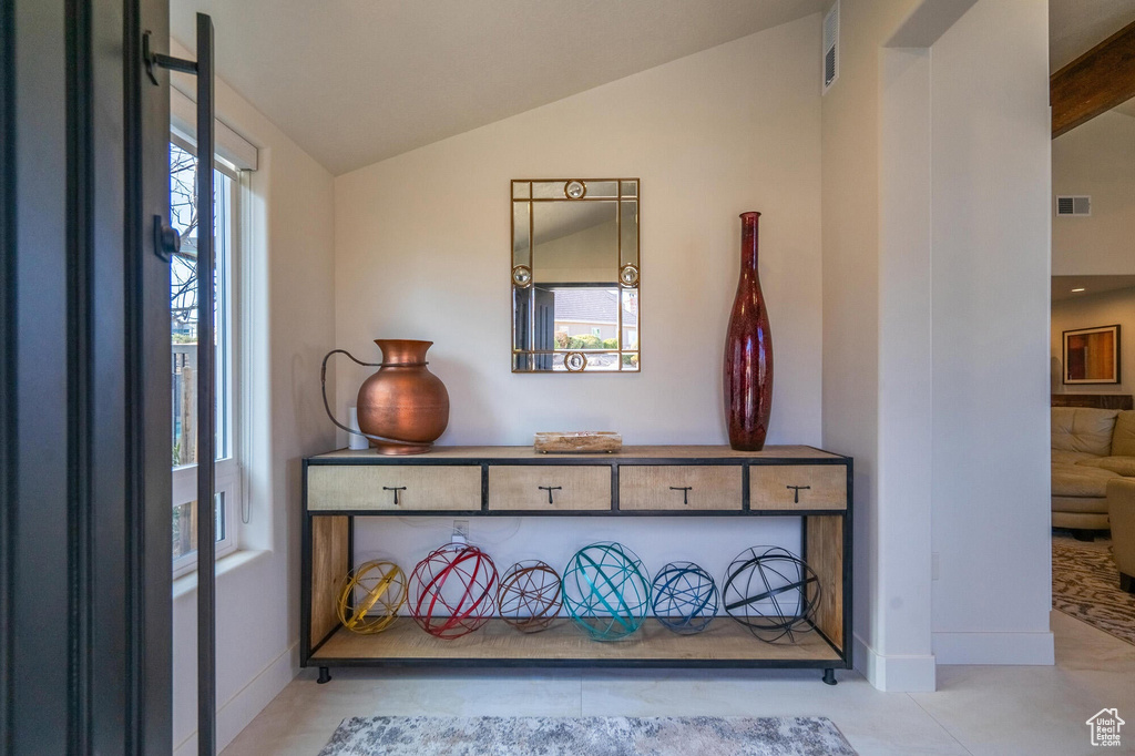 Details featuring visible vents and baseboards