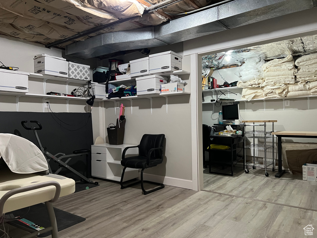 View of storage area