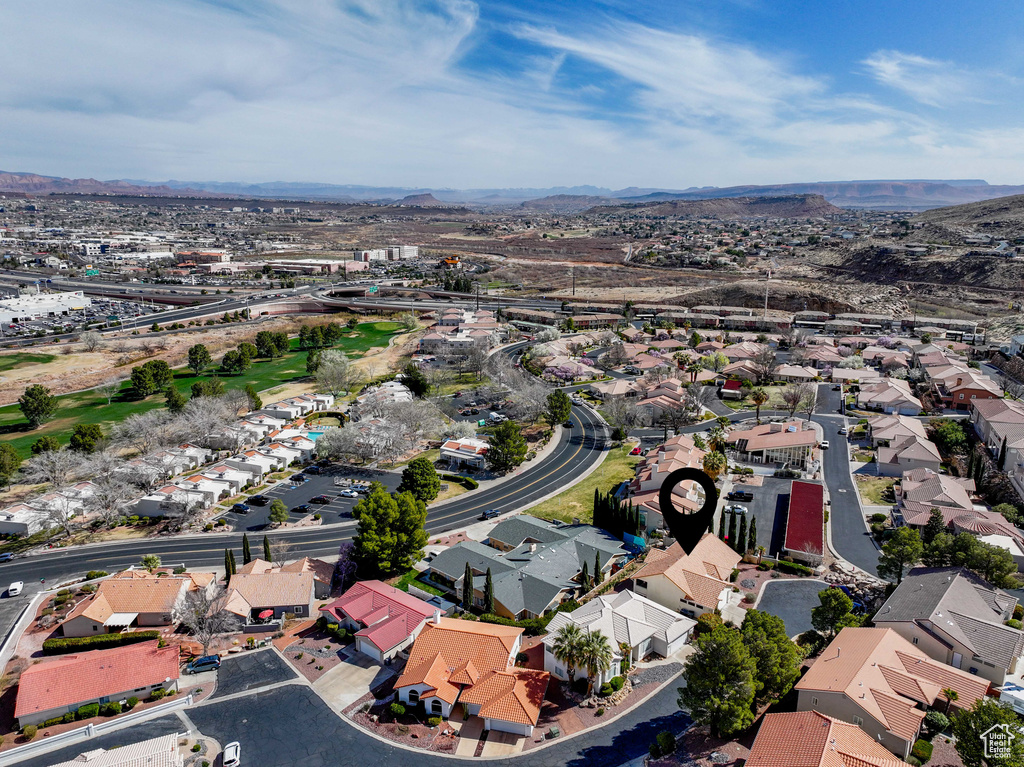 Drone / aerial view featuring a residential view