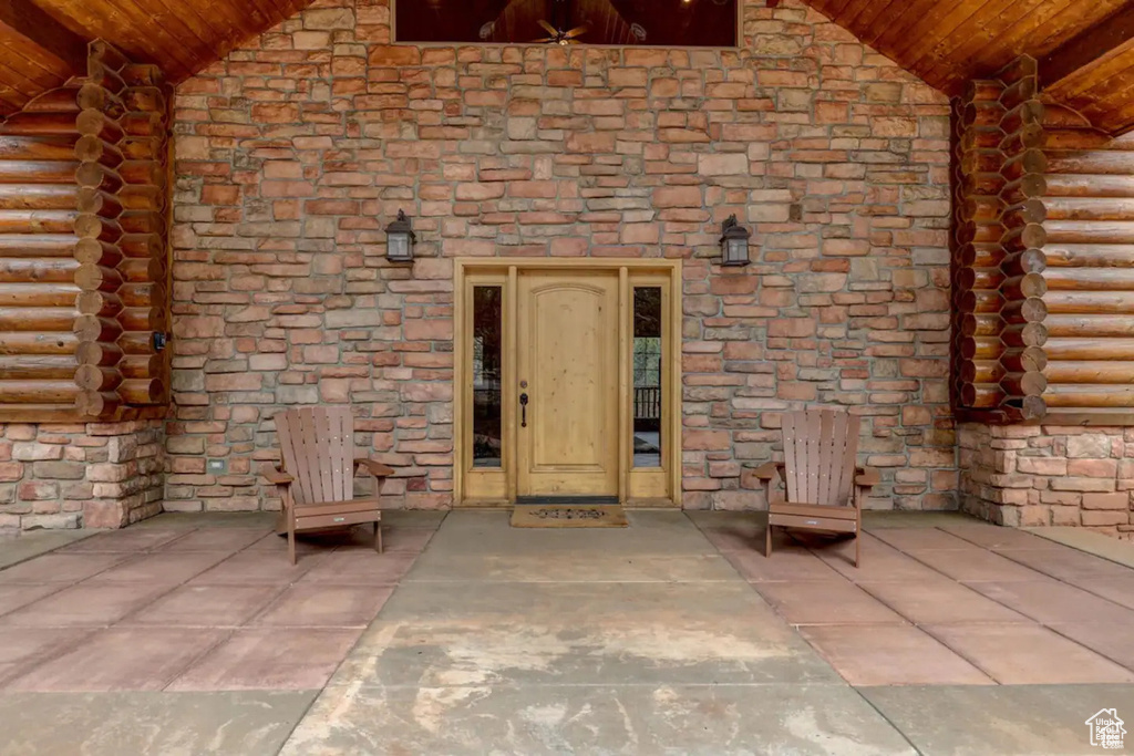 View of entrance to property