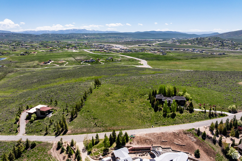 Drone / aerial view of mountains