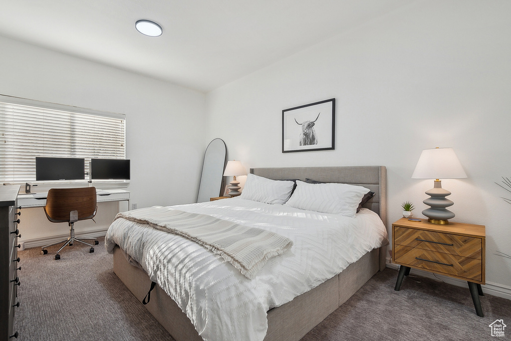 Bedroom featuring carpet floors