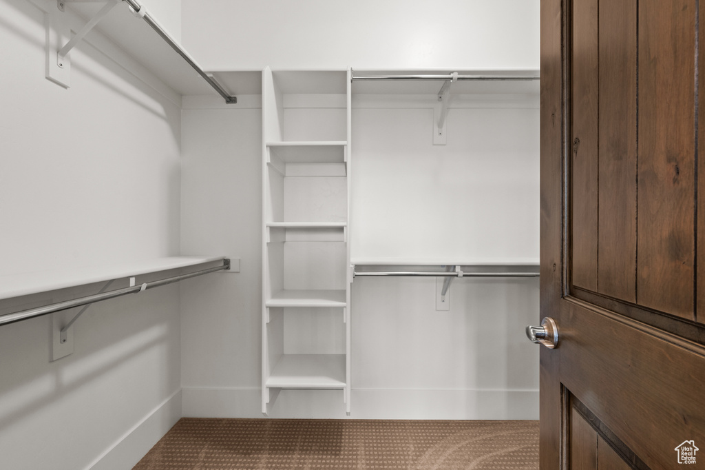 View of spacious closet