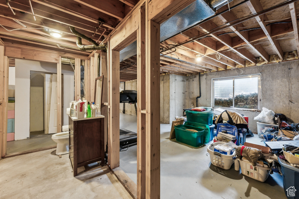 View of basement