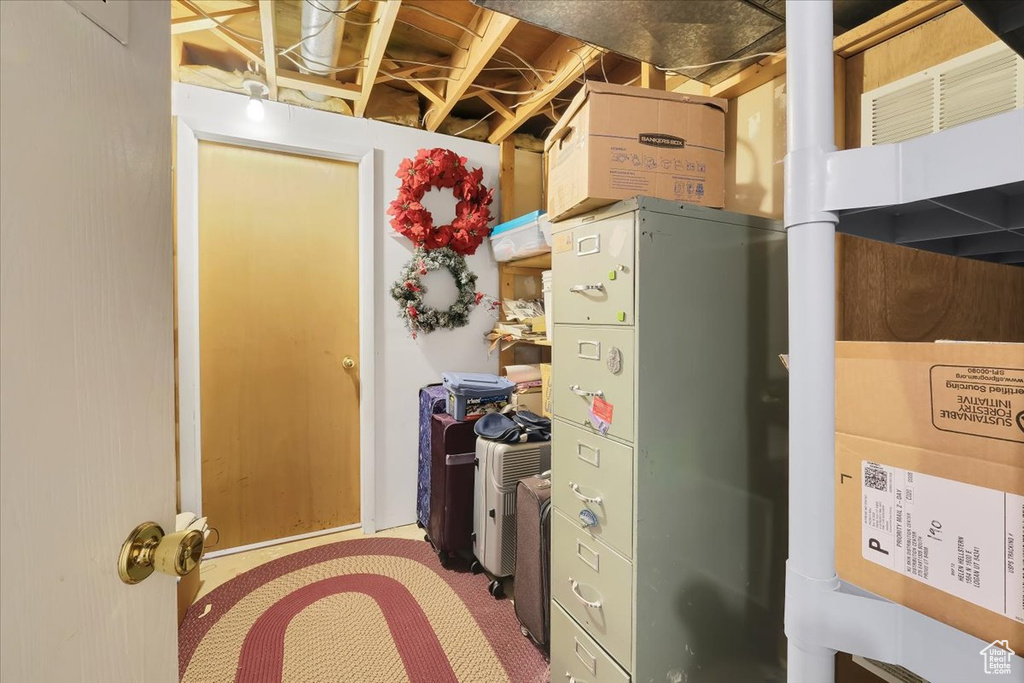 View of utility room