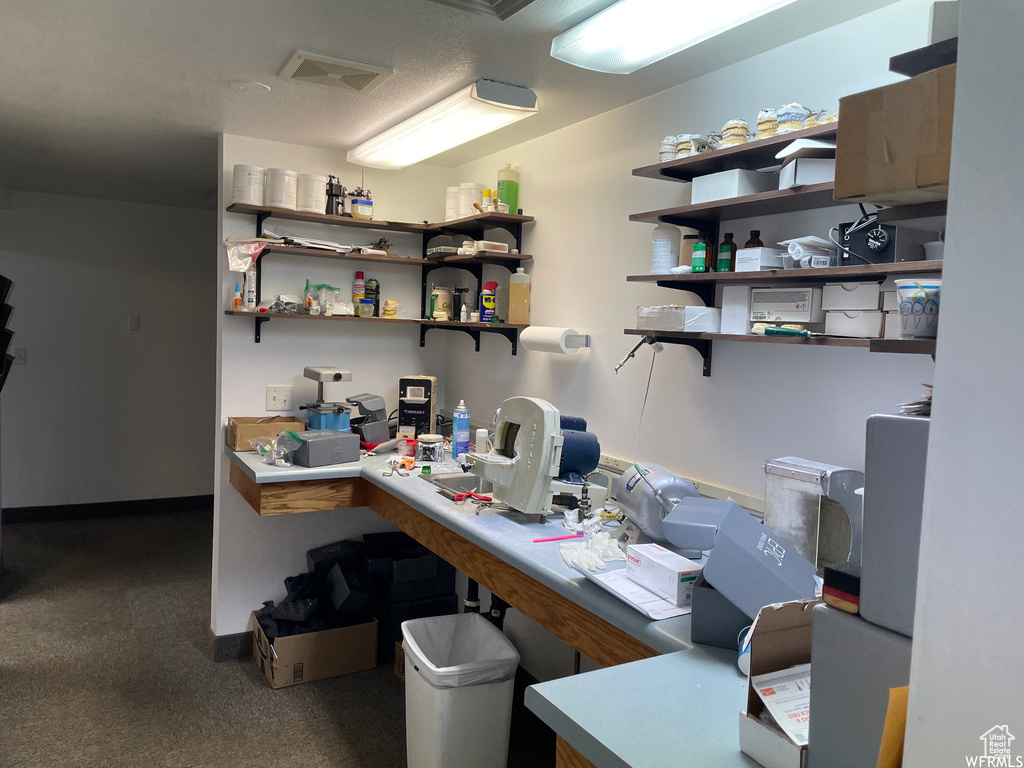 Office space featuring visible vents