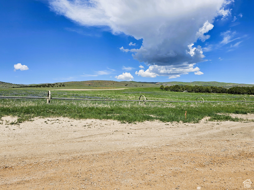 View of yard featuring a view of rural / pastoral area