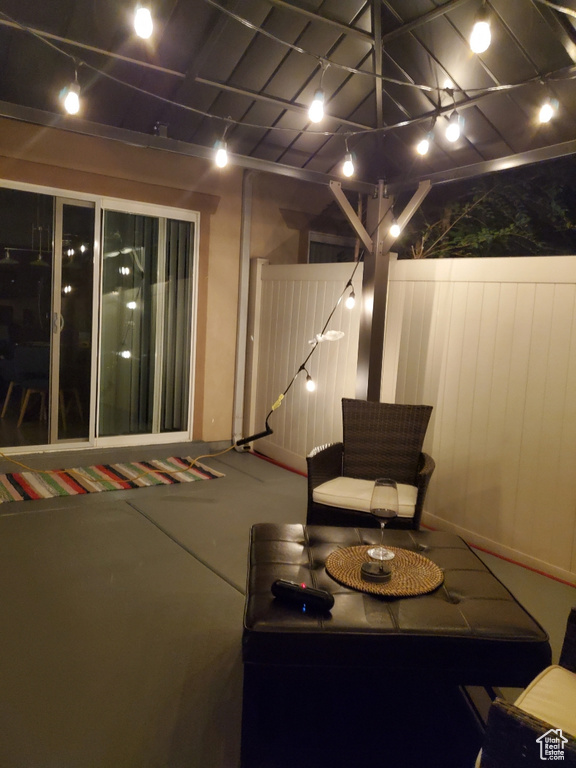 View of patio