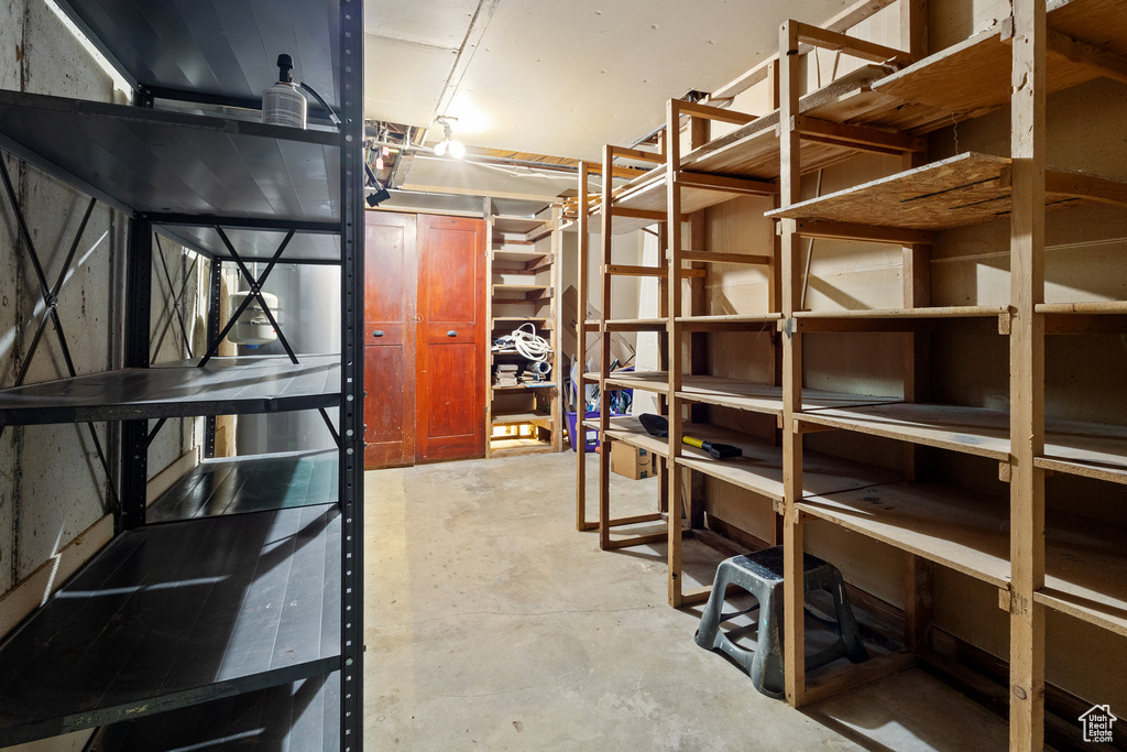 View of storage room