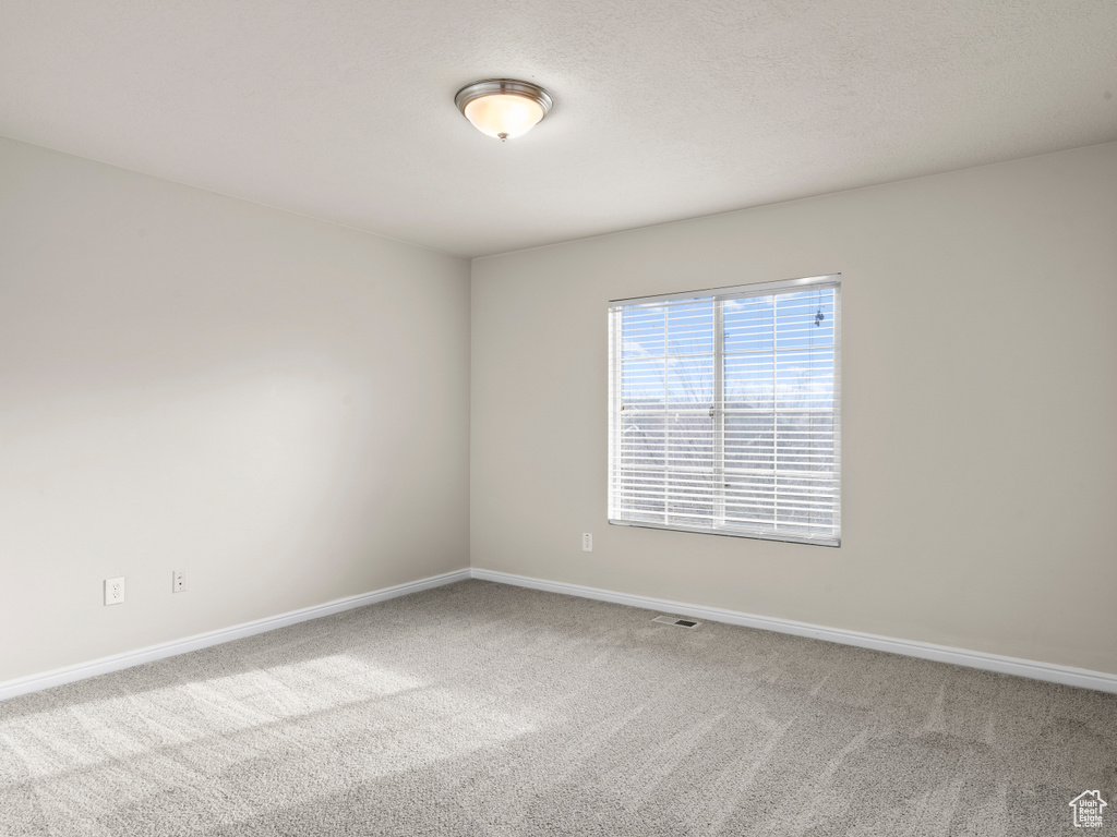 Spare room with baseboards and carpet floors