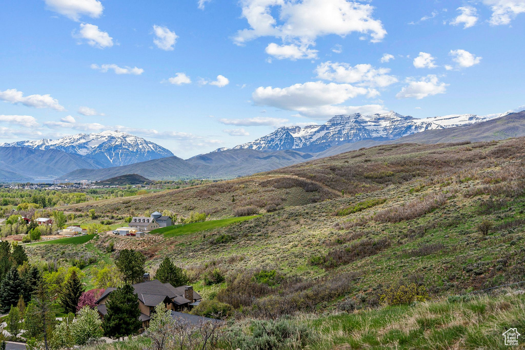 View of mountain backdrop