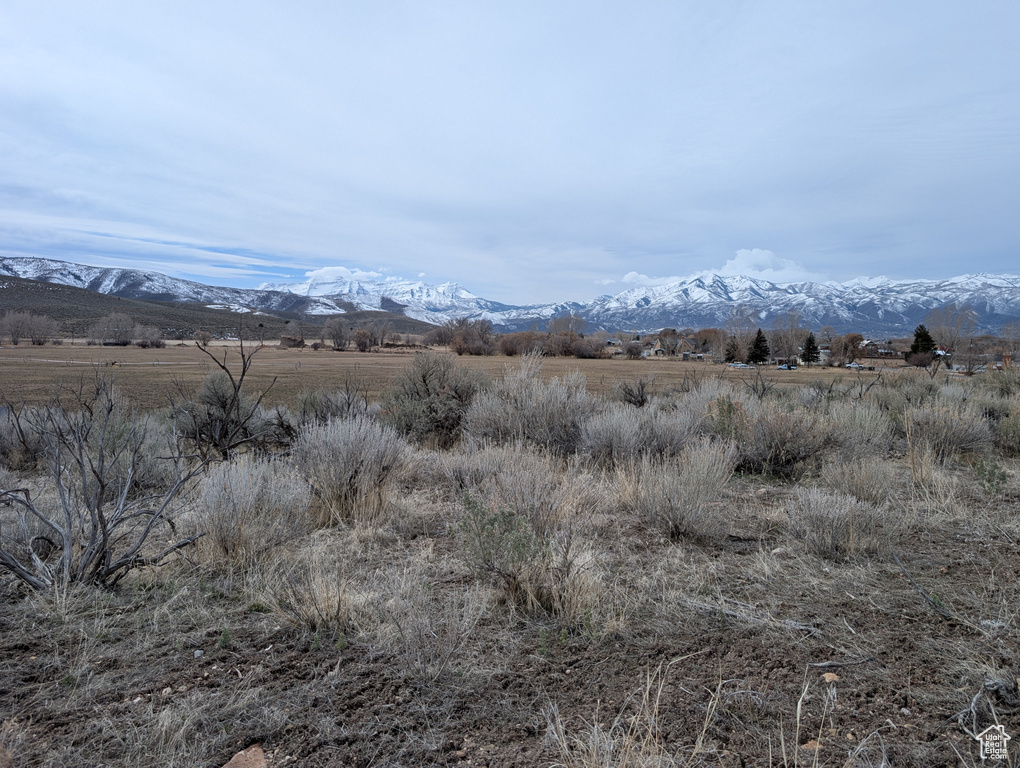 Property view of mountains featuring a rural view